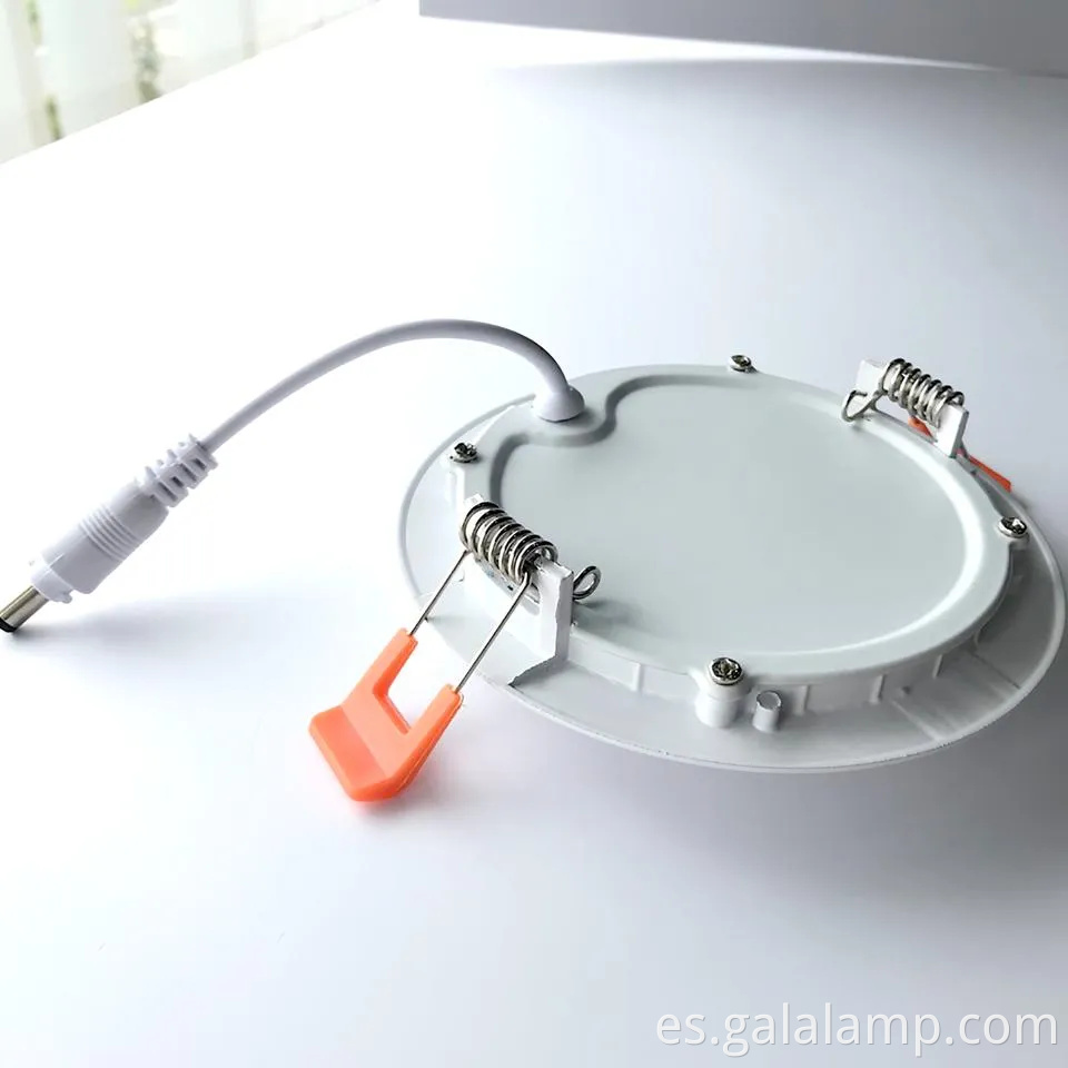 Luz de panel LED redondo de eficiencia energética para espacios modernos